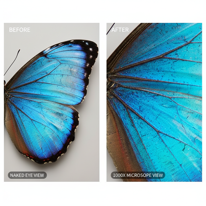 New Portable Kids Digital Microscope Camera Mini Handheld 2Inch 1000X PC Compatible Fun Real Children's for Scientific Research